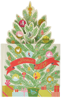 Бумажная книга «Christmas in a Book (UpLifting Editions): Jacket comes off. Ornaments pop up. Display and celebrate!», автор Нотери - фото №3 - миниатюра