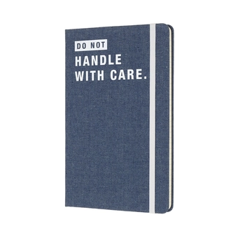 «Блокнот Moleskine Denim Handle With Care (LCDNQP060D)», бренда Moleskine - фото №3 - миниатюра