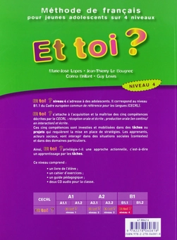 Бумажная книга «Et toi ? Niveau 4: Methode de francais», автор Мари-Жозе Лопес - фото №2 - миниатюра