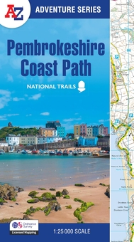 Бумажная книга «Pembrokeshire Coast Path: With Ordnance Survey Mapping», автор A-Z Maps - фото №1 - миниатюра