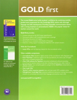 Бумажная книга «Gold First. New Edition. Coursebook», авторов Ян Белл, Аманда Томас - фото №2 - миниатюра