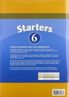 Паперова книга «Cambridge Young Learners English. Tests 6. Starters Student's Book» - фото №2 - мініатюра