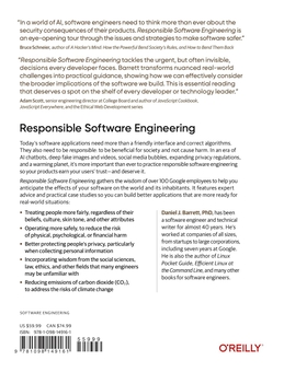 Паперова книга «Responsible Software Engineering: With Real-World Case Studies from Google», автор Деніел Дж. Барретт - фото №2 - мініатюра
