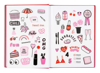 Бумажная книга «Girl Power: Journal with 300 themed stickers to empower modern women» - фото №2 - миниатюра