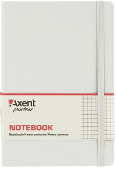  «Книга записная Axent Partner Pro 130x210 мм 112 листов в клетку белая (8204-21-A)», бренда Axent - фото №1 - миниатюра