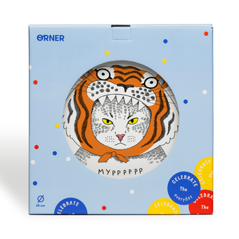 «Тарелка Orner Тигр Мур (orner-1618)», бренда Orner - фото №2 - миниатюра