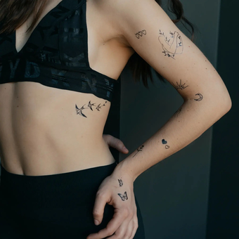 «Тимчасове тату Tattooshka Популярні хіти (LB-116)», бренда Tattooshka - фото №6 - миниатюра