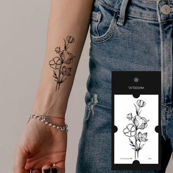 «Тимчасове тату Tattooshka Бавовна (L-66)», бренда Tattooshka - фото №3 - миниатюра