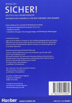 Паперова книга «Sicher! Interaktives Kursbuch B1+ fur Whiteboard und Beamer (CD-ROM)» - фото №2 - мініатюра