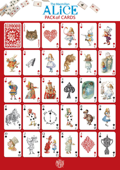 Бумажная книга «Macmillan Alice Pack of Cards», автор Льюис Кэрролл - фото №2 - миниатюра