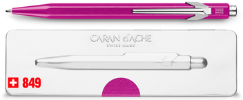  «Ручка Caran d'Ache 849 Metal-X Фиолетовый (849.850)», бренда Caran d'Ache - фото №3 - миниатюра