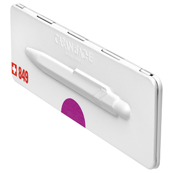  «Ручка Caran d'Ache 849 Metal-X Фиолетовый (849.850)», бренда Caran d'Ache - фото №4 - миниатюра