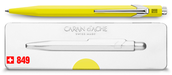 «Ручка Caran d'Ache 849 Pop Line Желтый (849.970)», бренда Caran d'Ache - фото №3 - миниатюра
