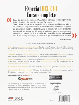 Бумажная книга «Especial DELE B1 Curso completo. Libro + Audio descargable», авторов Мария Хосе Барриос, Моника Гарсия-Виньо Санчес, Пас Бартоломе - фото №2 - миниатюра