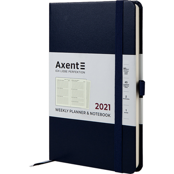  «Еженедельник Axent Partner Strong 2021 Синий (8505-21-02-a)», бренда Axent - фото №2 - миниатюра