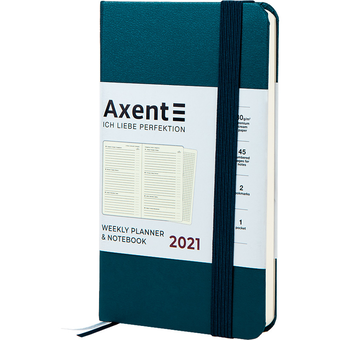  «Еженедельник Axent Pocket Strong 2021 Малахитовый (8508-21-31-a)», бренда Axent - фото №2 - миниатюра