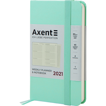  «Еженедельник Axent Pocket Strong 2021 Мятный (8508-21-44-a)», бренда Axent - фото №2 - миниатюра