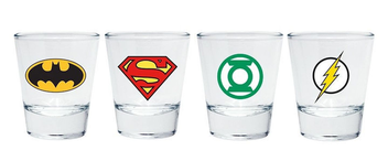  «Набор рюмок DC Comics Emblem (ABYVER086)», бренда Abysse - фото №1 - миниатюра