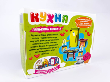  «Деревянный 3D конструктор Зірка Комната с мебелью Кухня (444308)», бренда Зірка - фото №7 - миниатюра