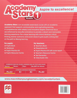 Бумажная книга «Academy Stars 1 Workbook», автор Сью Кларк - фото №2 - миниатюра