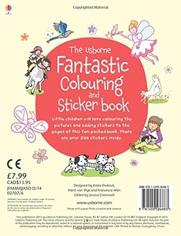 Паперова книга «Fantastic Colouring and Sticker Book», автор Джессіка Грінвелл - фото №2 - мініатюра