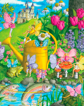  «Пазл-XXL Дисней Ravensburger Волшебный сад 100 элементов (10602)», бренда Ravensburger - фото №2 - миниатюра