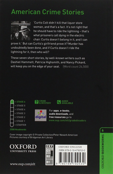 Бумажная книга «Oxford Bookworms Library. Level 6. American Crime Stories» - фото №2 - миниатюра