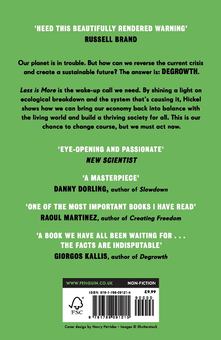 Паперова книга «Less is More. How Degrowth Will Save the World», автор Джейсон Хікель - фото №2 - мініатюра