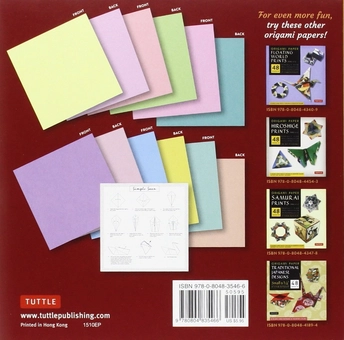 Бумажная книга «Origami Paper. Pastel. 49 Sheets» - фото №2 - миниатюра