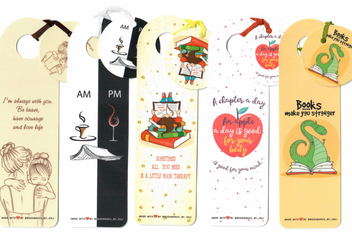 «Набор закладок для книг Bookmarks Book Therapy 5 шт (000000000086)», бренда Bookmarks - фото №1 - миниатюра