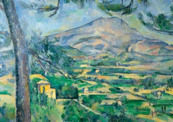  «Открытка Tushita Paul Cezanne Mont Sainte-Victoire», бренда Tushita - фото №1 - миниатюра