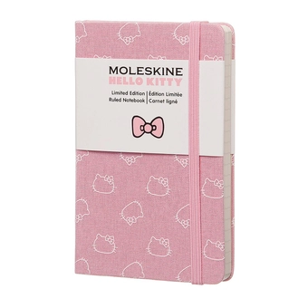  «Записная книжка Moleskine Hello Kitty Pocket в линию (LEHK03MM710)», бренда Moleskine - фото №2 - миниатюра