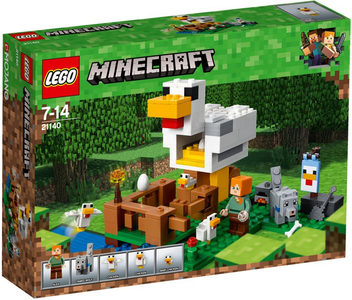  «Конструктор LEGO Minecraft Курятник 198 деталей (21140)», бренда LEGO - фото №1 - миниатюра