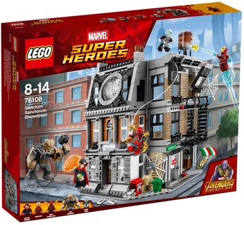  «Конструктор LEGO Super Heroes Marvel Вирішальний бій у святилищі доктора Стренджа 1004 деталі (76108)», бренду LEGO - фото №1 - мініатюра