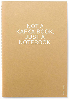  «Блокнот Octagon Not a Kafka book, just a notebook (8474474747037)», бренда Octagon - фото №1 - миниатюра