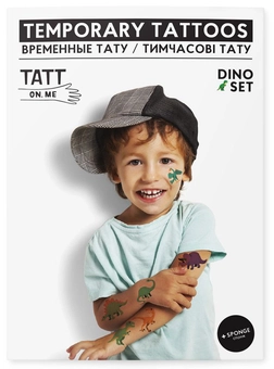 «Временные тату TATTon.me Dino Set», бренда TATTon.me - фото №1 - миниатюра