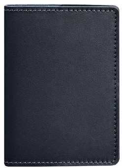  «Обложка для паспорта BlankNote 1.3 Темно-синяя (BN-OP-1-3-navy-blue)», бренда BlankNote - фото №1 - миниатюра