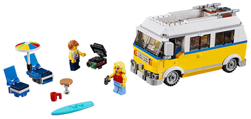  «Конструктор LEGO Creator Солнечный фургон серфингиста 379 деталей (31079)», бренда LEGO - фото №2 - миниатюра