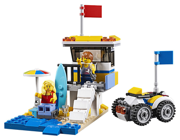  «Конструктор LEGO Creator Солнечный фургон серфингиста 379 деталей (31079)», бренда LEGO - фото №4 - миниатюра
