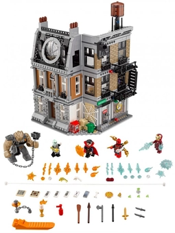  «Конструктор LEGO Super Heroes Marvel Вирішальний бій у святилищі доктора Стренджа 1004 деталі (76108)», бренду LEGO - фото №2 - мініатюра