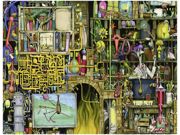  «Пазл Ravensburger Странная лаборатория 2000 элементов (RSV-166428)», бренда Ravensburger - фото №2 - миниатюра