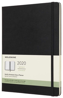  «Еженедельник Moleskine на 2020 год Черный (DHB12WN4Y20)», бренда Moleskine - фото №1 - миниатюра