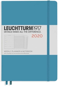 «Еженедельник с заметками Leuchtturm1917 2020 Холодный синий (359887)», бренда Leuchtturm1917 - фото №1 - миниатюра