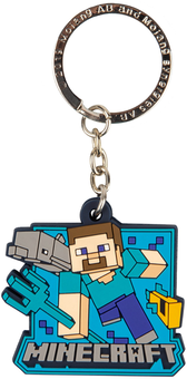  «Брелок JINX Minecraft Aquatic Steve (JINX-10056)», бренда JINX - фото №1 - миниатюра