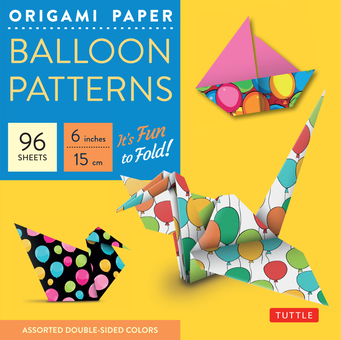Бумажная книга «Origami Paper. Balloon Patterns. 96 Sheets» - фото №1 - миниатюра