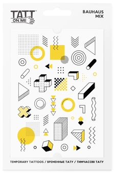 «Временные тату TATTon.me Bauhaus mix», бренда TATTon.me - фото №1 - миниатюра