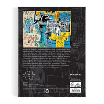  «Basquiat Bird on Money 500 Piece Book Puzzle», бренда Galison - фото №8 - миниатюра