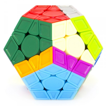  «Игрушка-головоломка QiYi X-Man Megaminx Galaxy V2 L sculpted (0935C-7)», бренда QiYi - фото №3 - миниатюра