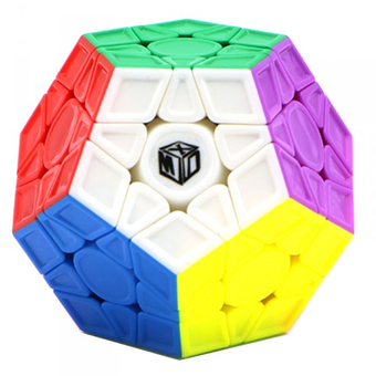  «Игрушка-головоломка QiYi X-Man Megaminx Galaxy V2 L sculpted (0935C-7)», бренда QiYi - фото №2 - миниатюра