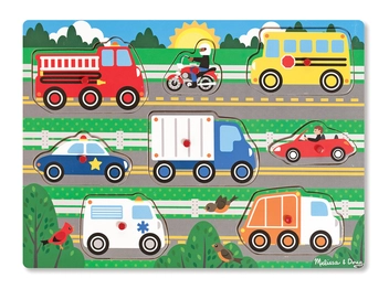  «Пазл Melissa & Doug Вгадай машинку (MD19051)», бренду Melissa & Doug - фото №1 - мініатюра